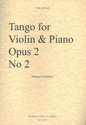 Tango, Op. Post. 2 No. 2 : For Violin and Piano.