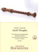 Joyful Thoughts : Four Pieces For Soprano Recorder and Basso Continuo.