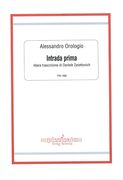 Intrada Prima : For Soprano Recorder and Strings / transcribed by Daniele Zanettovich.