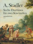 Sechs Duettinos : Für Zwei Klarinetten / edited by Yvonne Morgan.