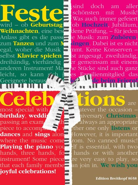 Feste = Celebrations : Piano Pieces For Special Occasions.