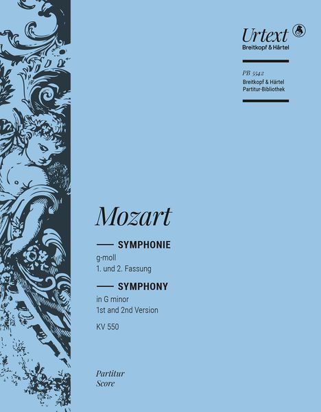 Symphonie G-Moll, K. 550 - 1. und 2. Fassung / edited by Henrik Wiese.