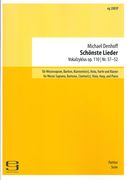 Schönste Lieder - Vokalzyklus, Op. 110 : For Mezzo Soprano, Baritone and Ensemble.