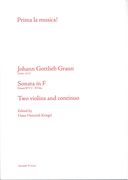 Sonata In F : For Two Violins and Continuo / edited by Hans-Heinrich Kriegel.