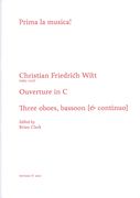 Ouverture In C : For Three Oboes, Bassoon (& Continuo) / edited by Brian Clark.