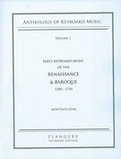 New Piano Anthology, Vol. 1 : Keyboard Music Of The Renaissance and Baroque - Novitiate.
