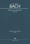 Gloria In Excelsis Deo, BWV 191 : Kantate Zum Weihnachtsfest / edited by Ruprecht Langer.