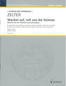 Wachet Auf, Ruft Uns Die Stimme : Motet Für Vier Stimmen und Generalbass Ed. Hermann Max.