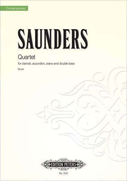 Quartet : For Clarinet, Accordion, Contrabass and Piano.