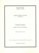 Three Songs From The Tang Dynasty : For Mezzo-Soprano and Piano.