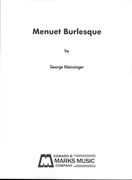 Menuet Burlesque : For Piano Solo.
