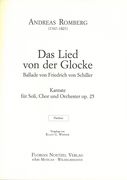 Lied von der Glocke - Ballade von Friedrich von Schiller : Kantate Für Soli, Chor und Orchester.