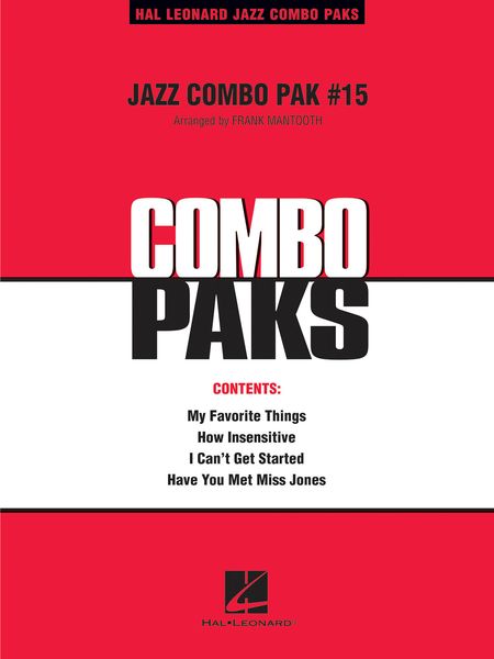 Hal Leonard Jazz Combo Pak No. 15 / arranged by Frank Mantooth.