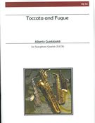 Toccata and Fugue : For Saxophone Quartet (SATB).