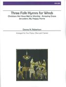 Three Folk Hymns For Winds : For Two Flutes, Oboe and Clarinet.