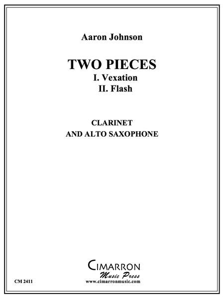 Two Pieces : For Clarinet and Alto Saxophone.