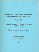 Eleven Songs by Corona Schröter / edited by Barbara Garvey Jackson.