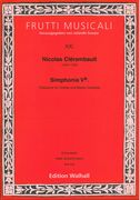 Simphonia Va : Chaconne Für Violine und Basso Continuo / edited by Jolando Scarpa.