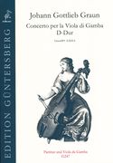 Concerto D-Dur, Graun WV A:XIII:4 : Per la Viola Da Gamba.