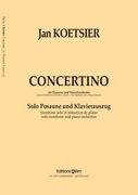Concertino, Op. 91 : For Trombone String Orchestra - Piano reduction.