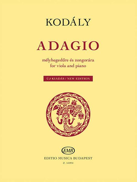 Adagio : For Viola and Piano - New Edition.