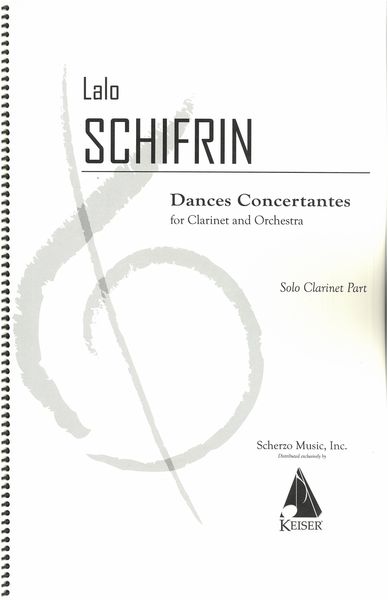 Dances Concertantes : For Clarinet and Orchestra (1988).