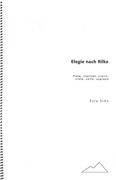 Elegie Nach Rilke : For Flute, Clarinet, Violin, Viola, Cello and Soprano (1976).