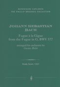 Fugue A la Gigue (Fugue In G, BWV 577) : For Orchestra / arranged by Gustav Holst.