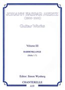 Guitar Works, Vol. 3 : Bardenklänge (Hefte 1-7) / edited by Simon Wynberg.