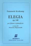 Elegia, Op. 140 : Per Flauto E Pianoforte / edited by Maurizio Bignardelli.