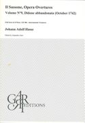 Sassone Opera Overtures, Vol. 9 : Didone Abbandonata / edited by Alejandro Garri.