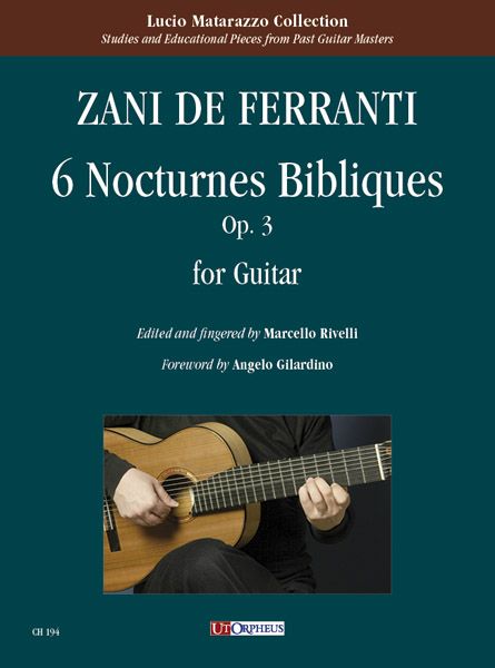 6 Nocturnes Bibliques, Op. 3 : For Guitar / edited by Marcello Rivelli.