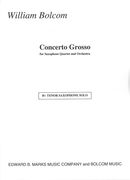 Concerto Grosso : For Saxophone Quartet and Orchestra.