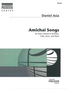 Amichai Songs : For Flute, Clarinet In B Flat, Violin, Cello, Voice and Piano.