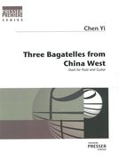 Three Bagatelles From China West : For Flute and Guitar.