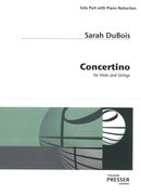Concertino : For Viola and Strings - Piano reduction.