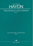 Missa Sanctorum Cyrilli Et Methodii, MH 13 / edited by Armin Kircher.