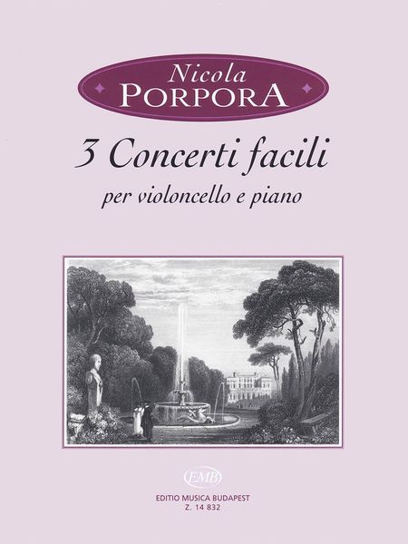 3 Concerti Facili : Per Violoncello E Piano / arranged by Arpad Pejtsik and Lajos Vigh.
