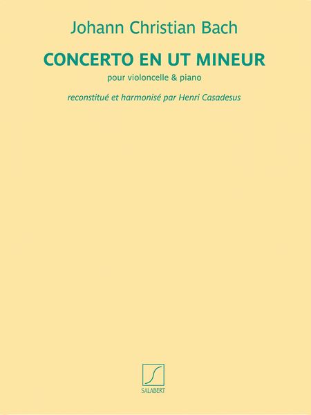 Concerto En Ut Mineur : Pour Violoncelle Et Piano / Reconstructed and Harmonized by Henri Casadesus.