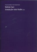 Sonata : For Solo Violin (1969).