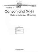 Canyonland Skies : For String Orchestra.