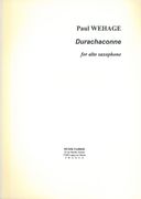 Durachaconne : For Alto Saxophone.