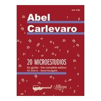 20 Microestudios : For Guitar Solo.
