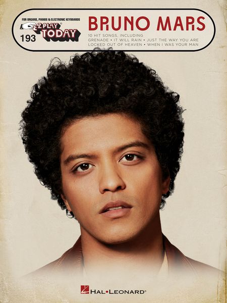 Bruno Mars : E-Z Play Today.
