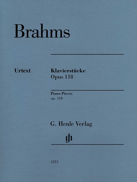 Klavierstücke, Op. 118 / edited by Katrin Eich.