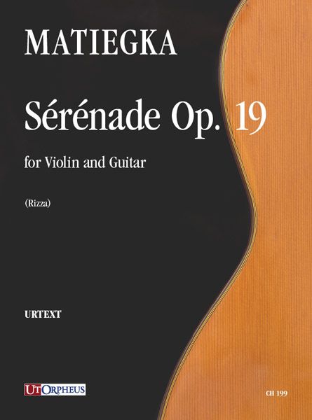 Serenade, Op. 19 : For Violin and Guitar / edited by Fabio Rizza.
