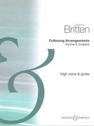 Folksong Arrangements, Vol. 6 - England : For High Voice and Guitar.