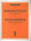 Ten Preludes, Op. 23 : For Piano.