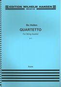 Quartetto : For String Quartet (2014).