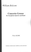 Concerto Grosso : For Saxophone Quartet and Band.